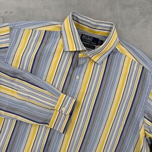 Polo Ralph Lauren Westerton Stripe Button Down Shirt Men Cotton Size Large